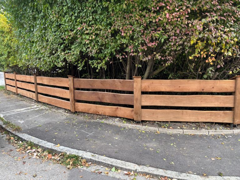 Bretterzaun unbesäumt Fichte KDI